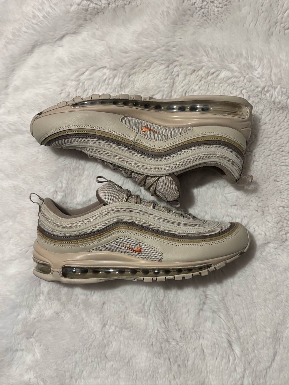 Nike Air Max 97 Bone Beige Cream Khaki Size 10